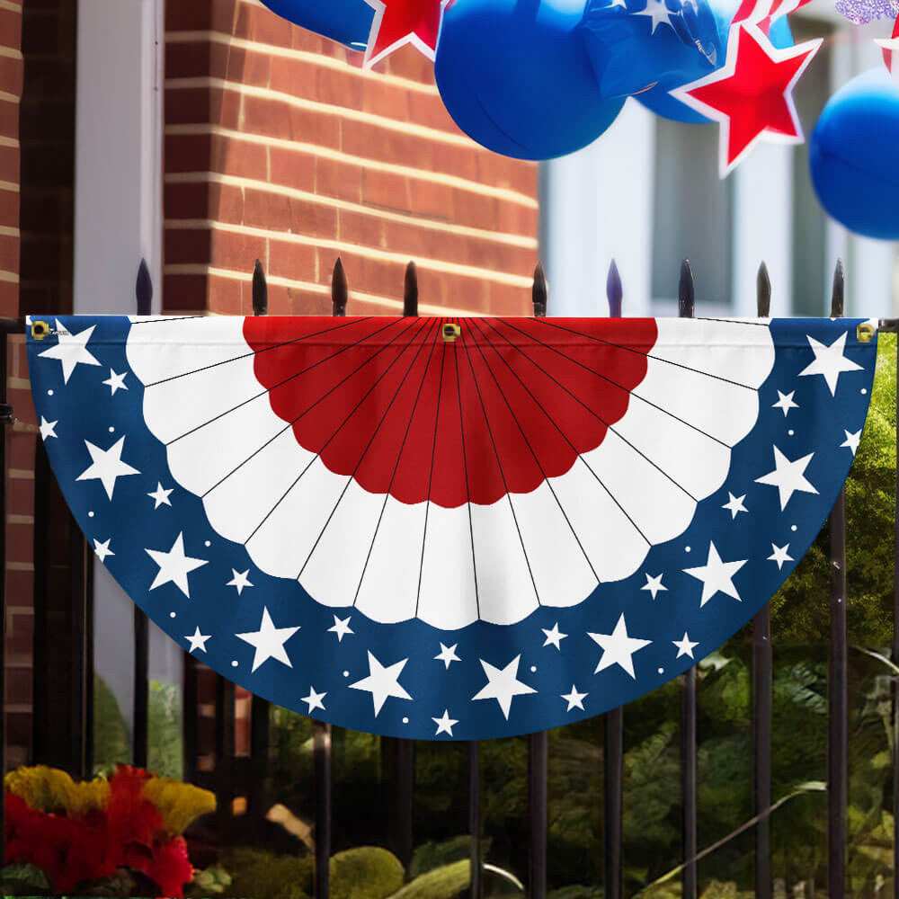 USA 250Th Anniversary Fan Flag Independence Day Garden Decor Patriotic Gift Ideas - Pvr