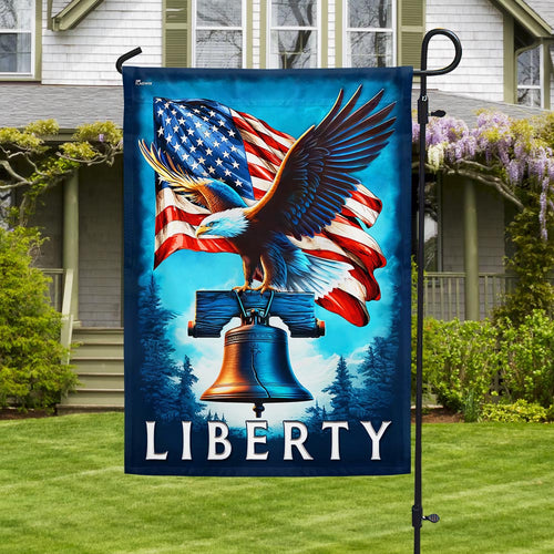 250 Years Of America Eagle Flag American Eagle Liberty Bell Flag Home Decor - Pvr