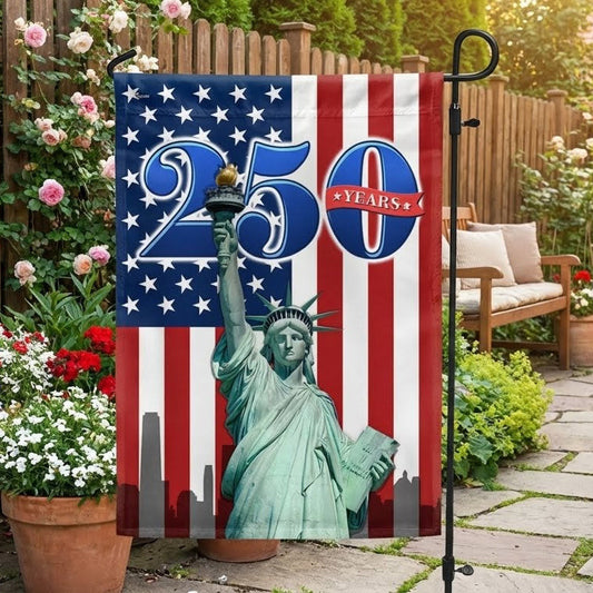 250 Years Of America Flag Independence Day Flag Gift For July 4th Celebration - Pvr