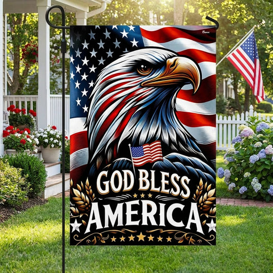 America 250Th Anniversary Eagle Flag God Bless America Flag Home Decorations - Pvr