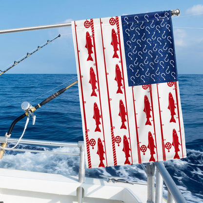 America 250Th Anniversary Fishing Flag Independence Day Decorations - Pvr