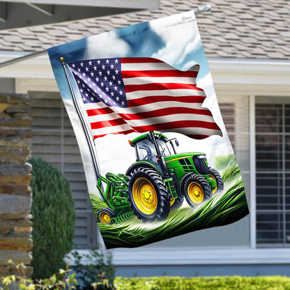 America 250Th Anniversary Flag Farm Agricultural Tractors American Flag Decor - Pvr