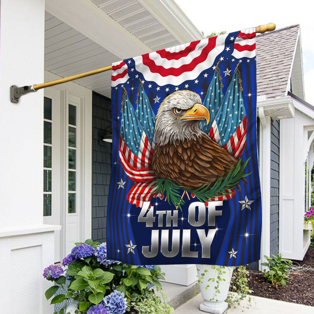 America's 250th Birthday Eagle Flag Fourth Of July Patriot Home Decoration - Pvr