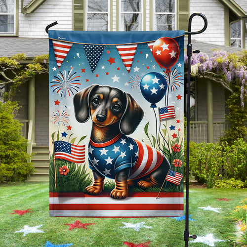 Dachshund Dog America 4th July Flag Independence Day Home Decor Patriotic Gifts - Pvr