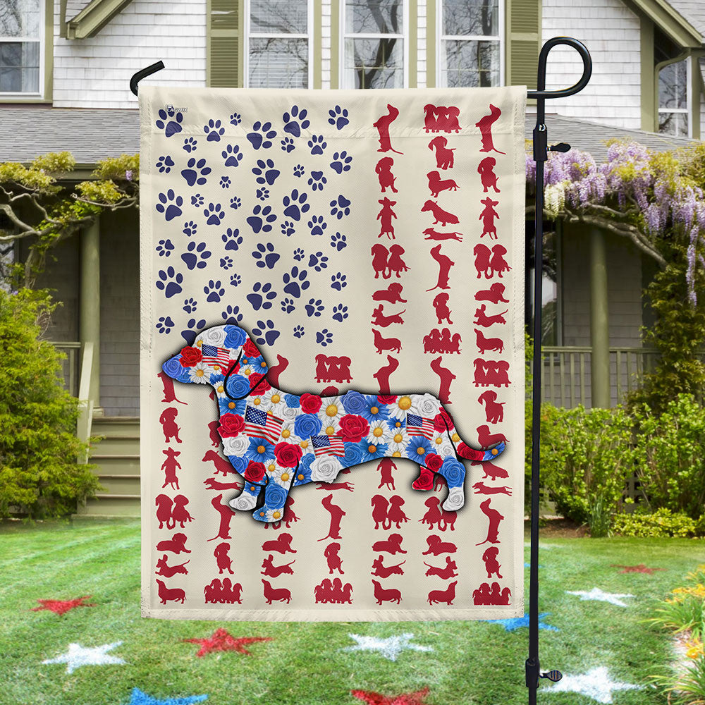 Dachshund Dog American Flag Independence Day Home Decor Patriotic Gifts - Pvr