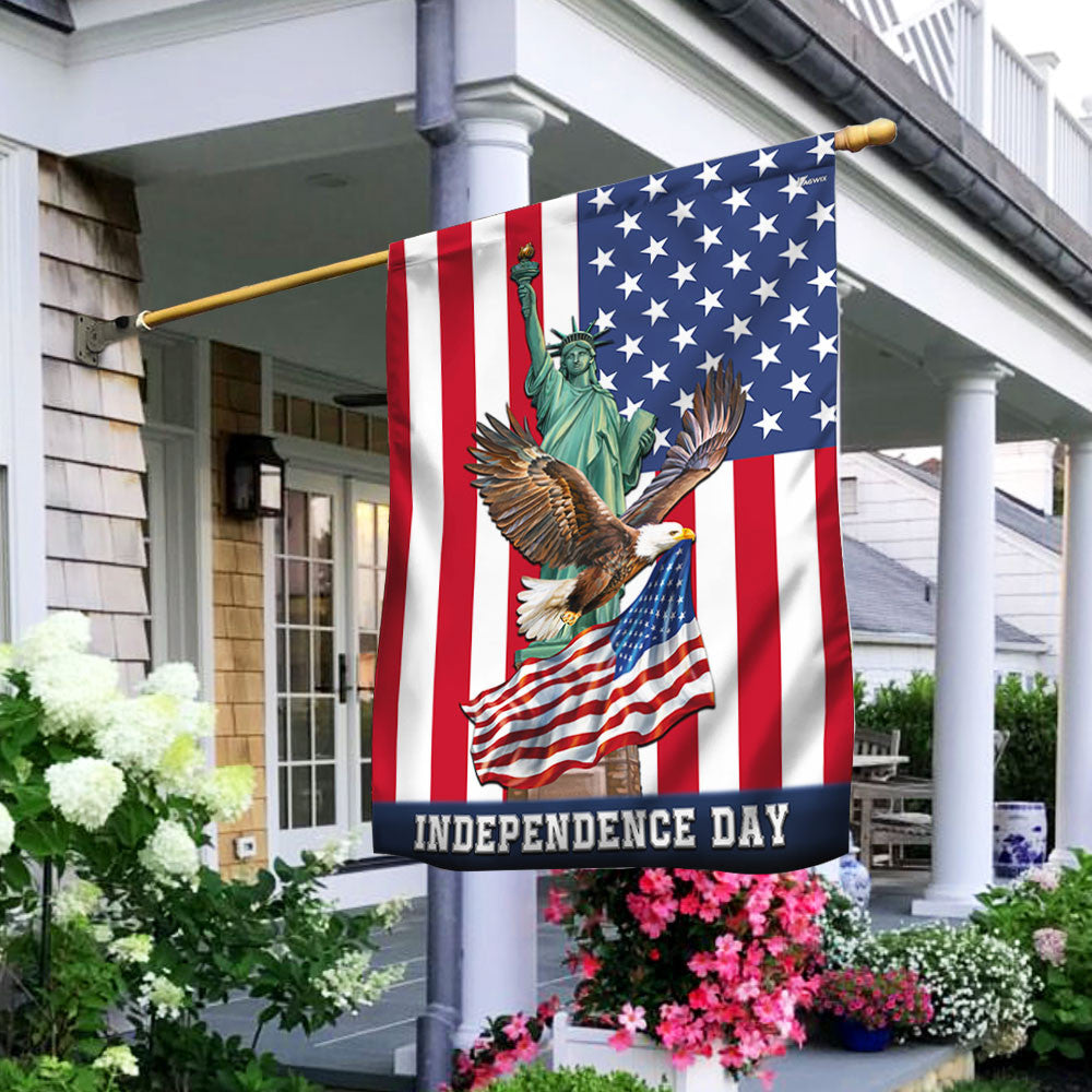 Flagwix American Flag - Happy 4th of july USA Flag – Patriotic Double-Sided Flag - Pvr