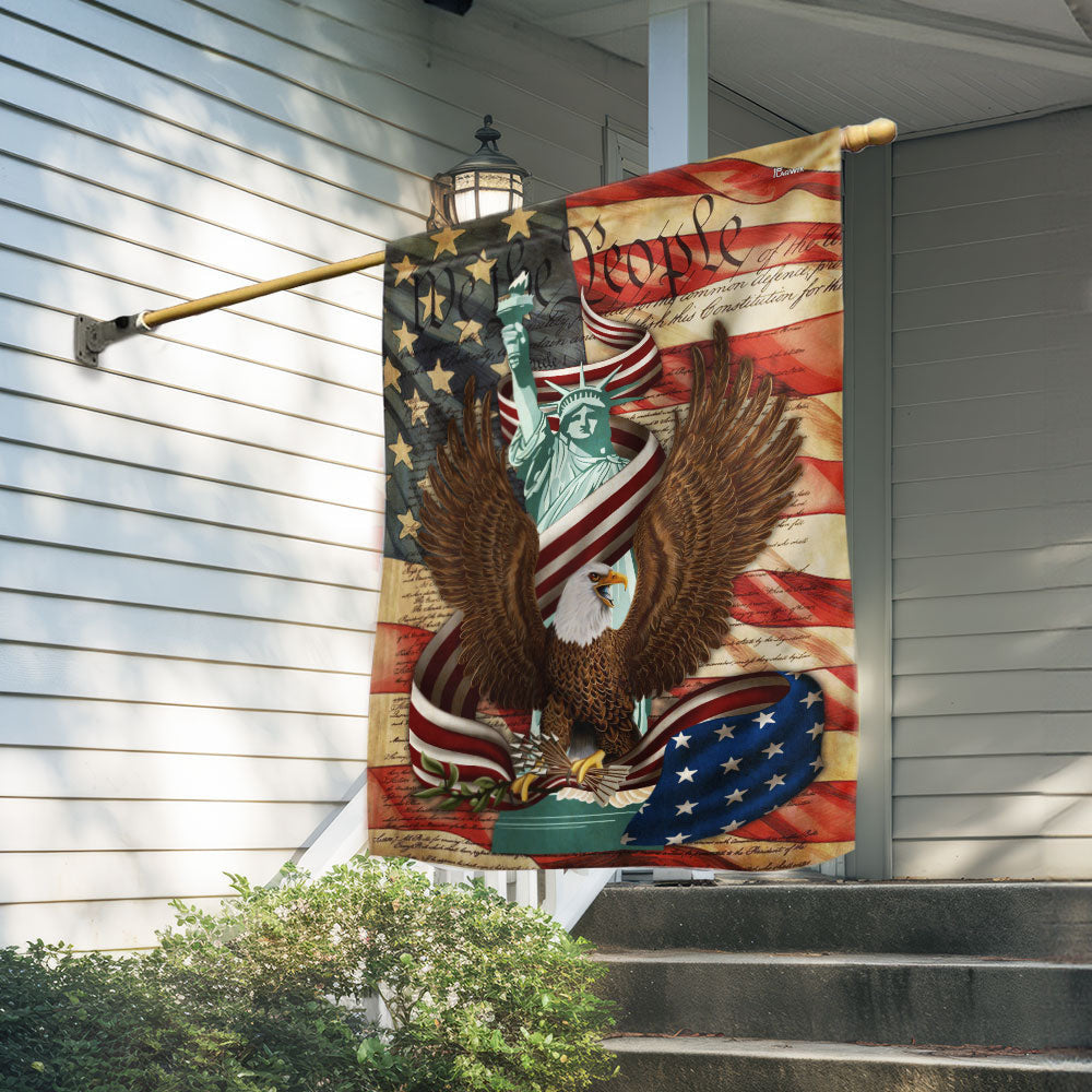 USA 250Th Anniversary Flag We The People Flag Patriotic Outdoor Decor - Pvr