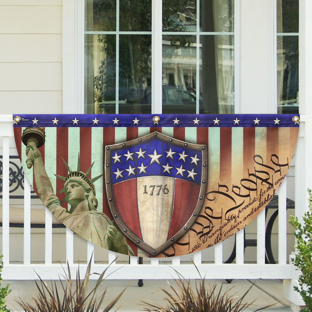 250 Years Of America Fan Flag 1776 We The People Flag Patriotic Home Decor - Pvr