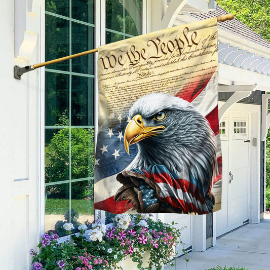 USA 250 Years Of Freedom Eagle Flag We The People Outdoor Decorations - Pvr