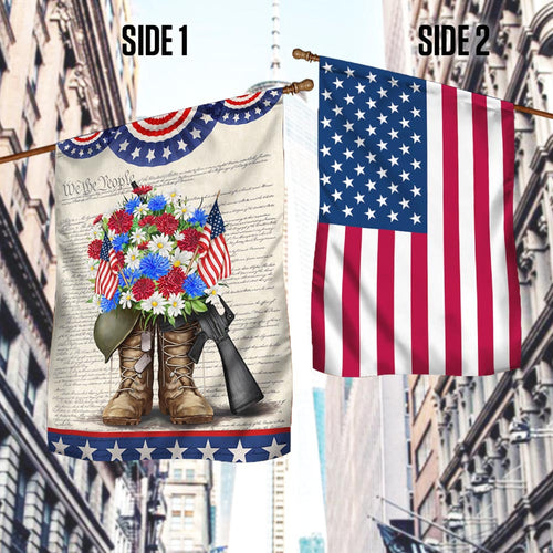 USA 250 Years Of Freedom Flag We The People American Home Decor Gifts For Veteran - Pvr