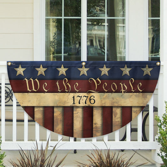 USA 250 Years Of Freedom Eagle Fan Flag We The People 1776 Home Decor Gifts Ideas - Pvr