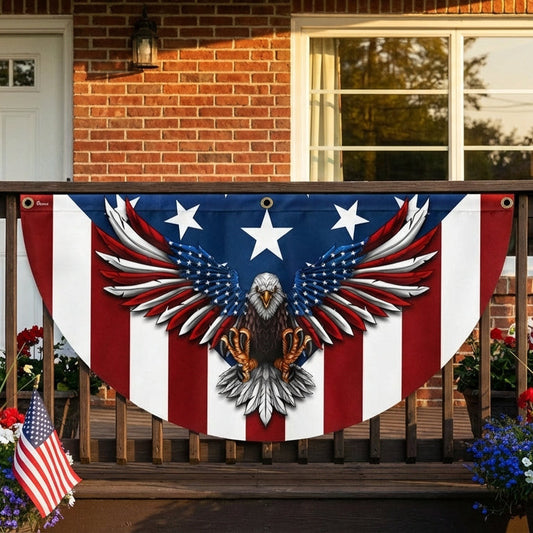 USA 250Th Anniversary Eagle Fan Flag Patriotic Decor Gifts Ideas - Pvr