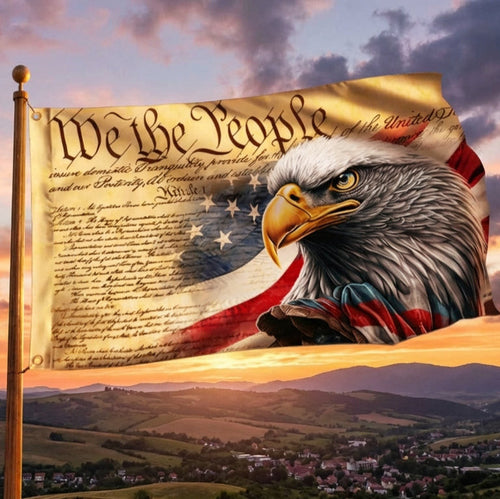 USA 250Th Anniversary Flag We The People Decor Patriotic Gifts For Family - Pvr