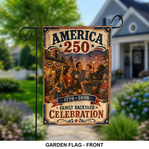 250 Years Of Freedom USA Flag 4Th Of July Garden Decor Patriotic Gifts - Pvr