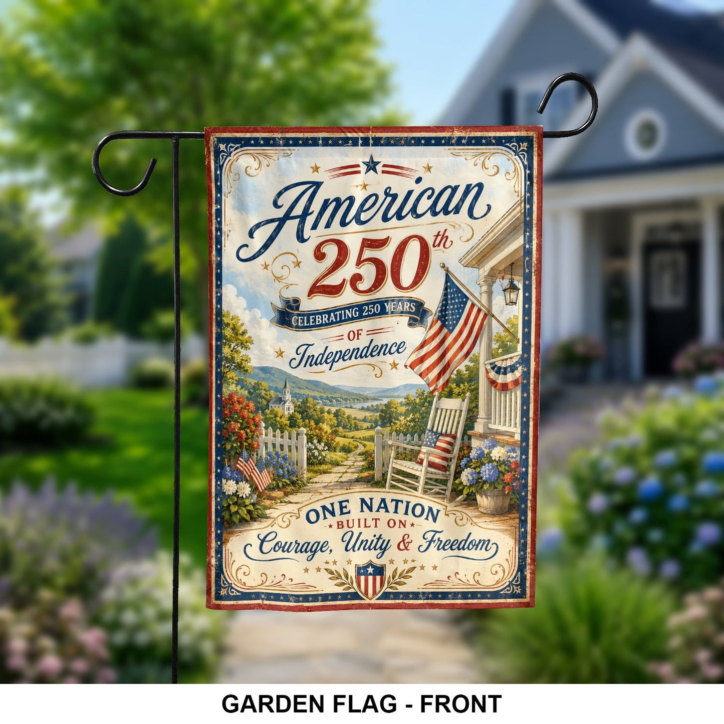 America 250 Celebration Patriotic Flag 4Th Of July Home Decor Unique Patriotic Gifts - Pvr