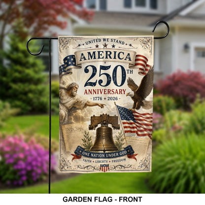America 250Th Anniversary Flag Celebrate America's 250th Anniversary Patriotic Outdoor Decor - Pvr