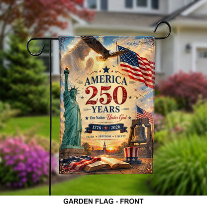USA 250 Years Of Freedom Flag America Celebrates 250Th Anniversary Home Decor Patriotic Gift Ideas - Pvr
