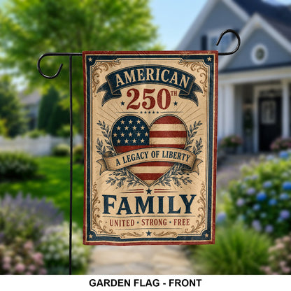 USA 250 Years Of Freedom Flag America Land Of The Free Outdoor Decor Gifts For Patriotic - Pvr