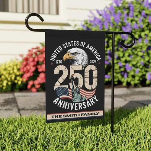Custom American Eagle 250th Anniversary Flag Home Decor Ideas Gift For Veterans - Pvr