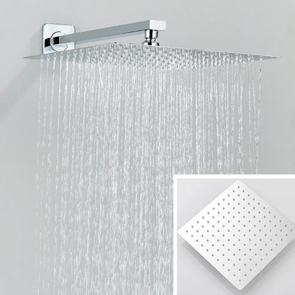 AuraStream - Chrome Concealed Rainfall Shower System with Handheld