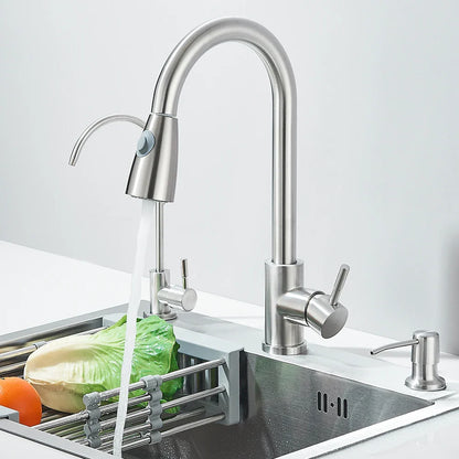 55x45cm Stainless Steel Kitchen Sink Kit with Faucet