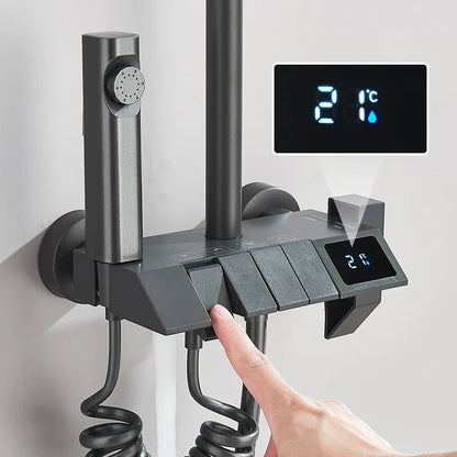 Rozin Piano Series - Smart Digital Rainfall Shower System