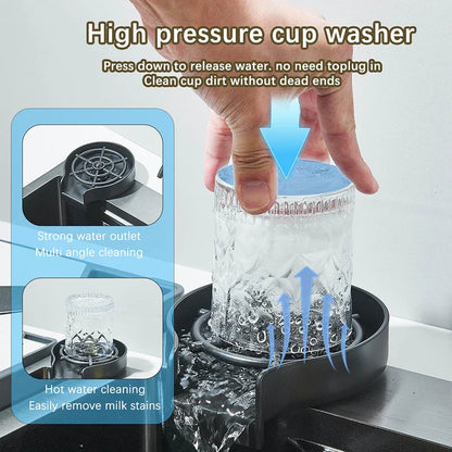 304 Stainless Steel Rainfall Kitchen Sink