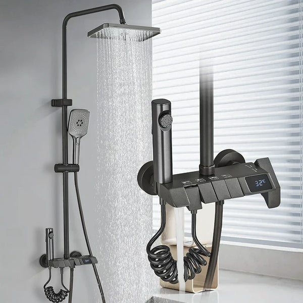 Rozin Piano Series - Smart Digital Rainfall Shower System
