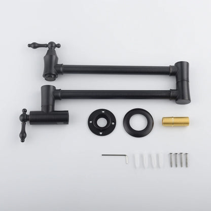 Wall Mounted Pot Filler - Foldable Swing Arm Kitchen Faucet
