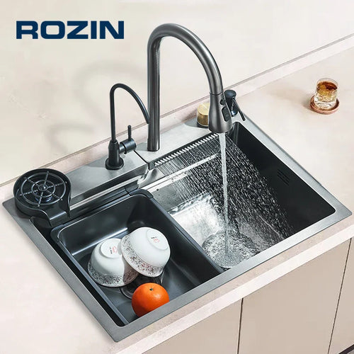304 Stainless Steel Rainfall Kitchen Sink