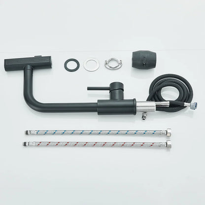 Waterfall Pull-Out Kitchen Sink Mixer Faucet