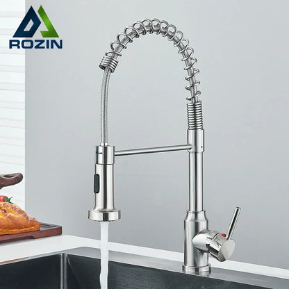 Pull Down Kitchen Faucet with 360° Swivel