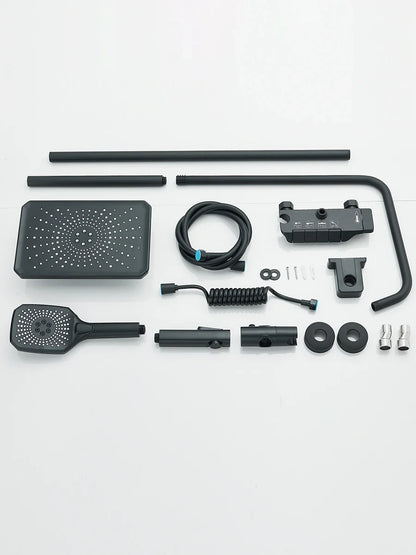 Piano 4-Way Luxury Shower System - Rain Shower & Bidet Faucet Kit