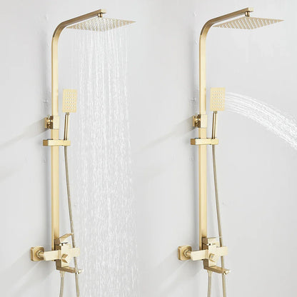 3-in-1 Rain Shower System with Handheld & Tub Spout