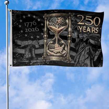 United States 250 Years Anniversary Flag 1776 2026, American Eagle Patriotic Heritage Gift