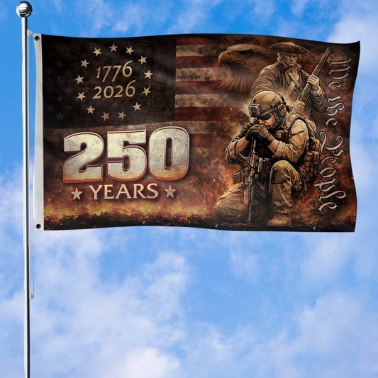 American Eagle 250th Flag United States Patriotic Heritage Banner Gift For Dad