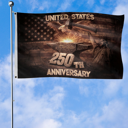 United States 250th Semiquincentennial Flag 1776 2026 Patriotic Outdoor Garden Flag