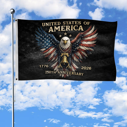 USA 250 Years Semiquincentennial Flag Decor 250th Anniversary Double Sided Flag Gift For Her