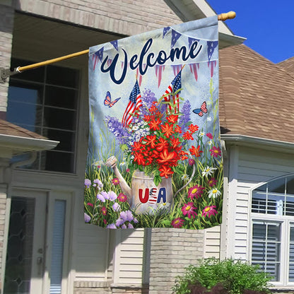 Patriotic Welcome Flag America 250Th Anniversary Flag Decor Gift Ideas For Dad
