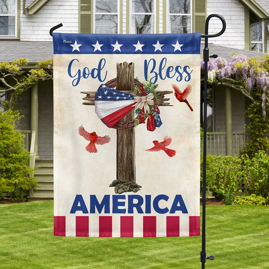 God Bless America Flag Independence Day 1776 2026 Outdoor Decor Gift For Him