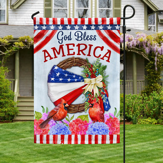God Bless America Flag 4Th Of July Merch Outdoor Decor Gift Ideas For Mom