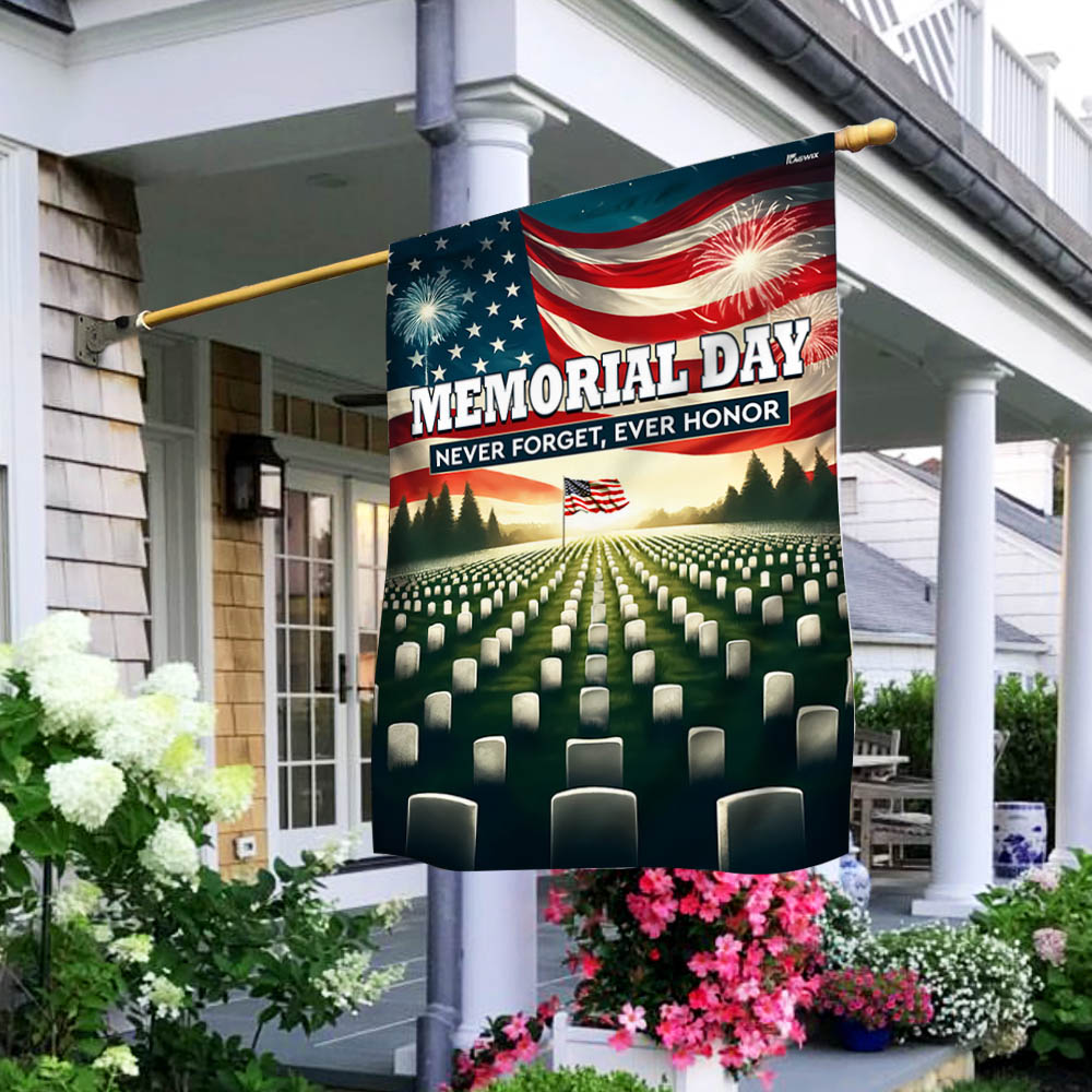US Military Never Forget Ever Honor Flag Independence Day Merch Patriotic Decor