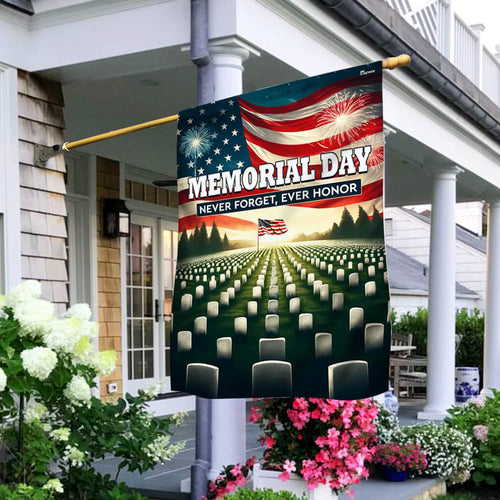 US Military Never Forget Ever Honor Flag Independence Day Merch Patriotic Decor