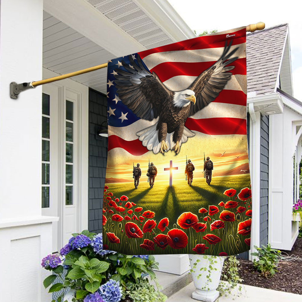 US Military Memorial Day US Veterans Flag 4Th Of July Merch Patriotic Decor