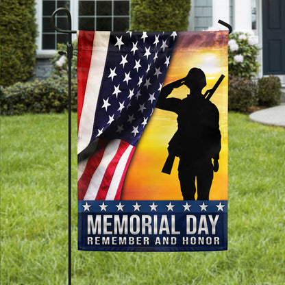 US Military Memorial Day Remember And Honor Flag  Independence Day Merch Patriotic Decor