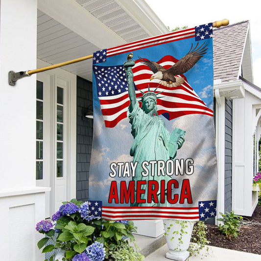 Stay Strong America Flag America_s 250th Birthday Decor Gift Ideas For Men