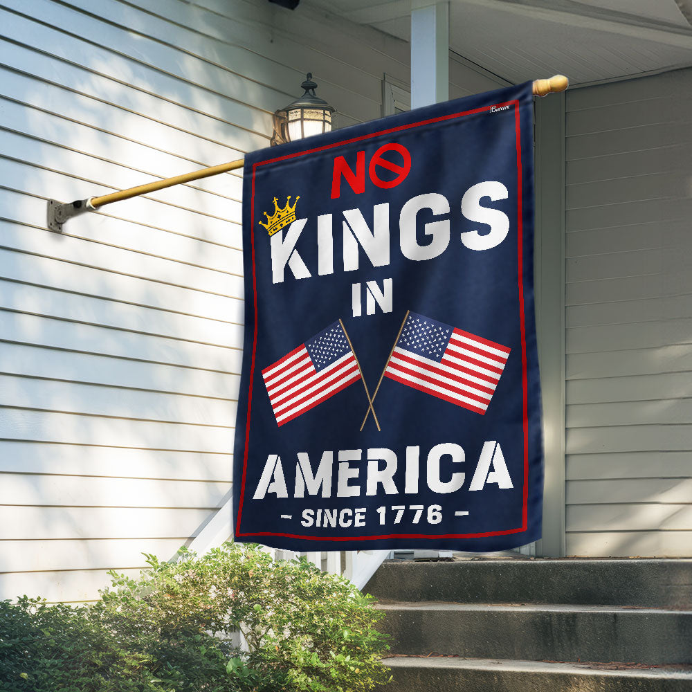 No Kings In America Since 1776 Flag Independence Day Decor Present Ideas