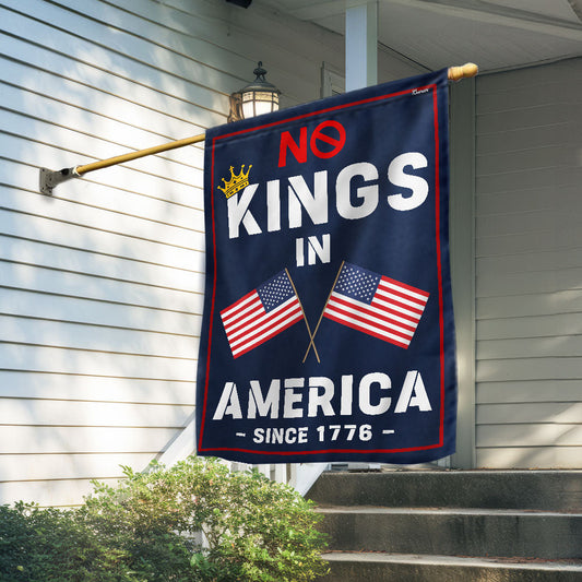 No Kings In America Since 1776 Flag Independence Day Decor Present Ideas