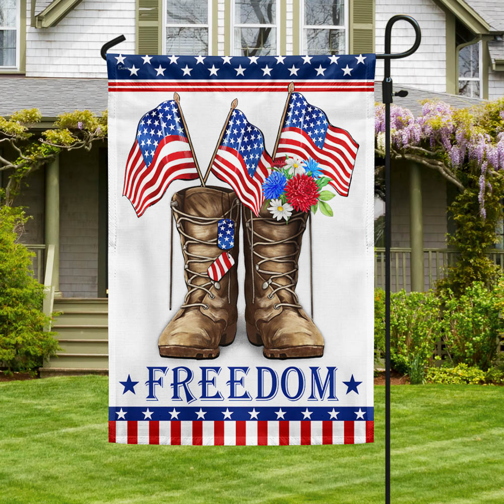 US Veteran USA 250 Years Of Freedom Flag Veteran Day Merch Outdoor Decor