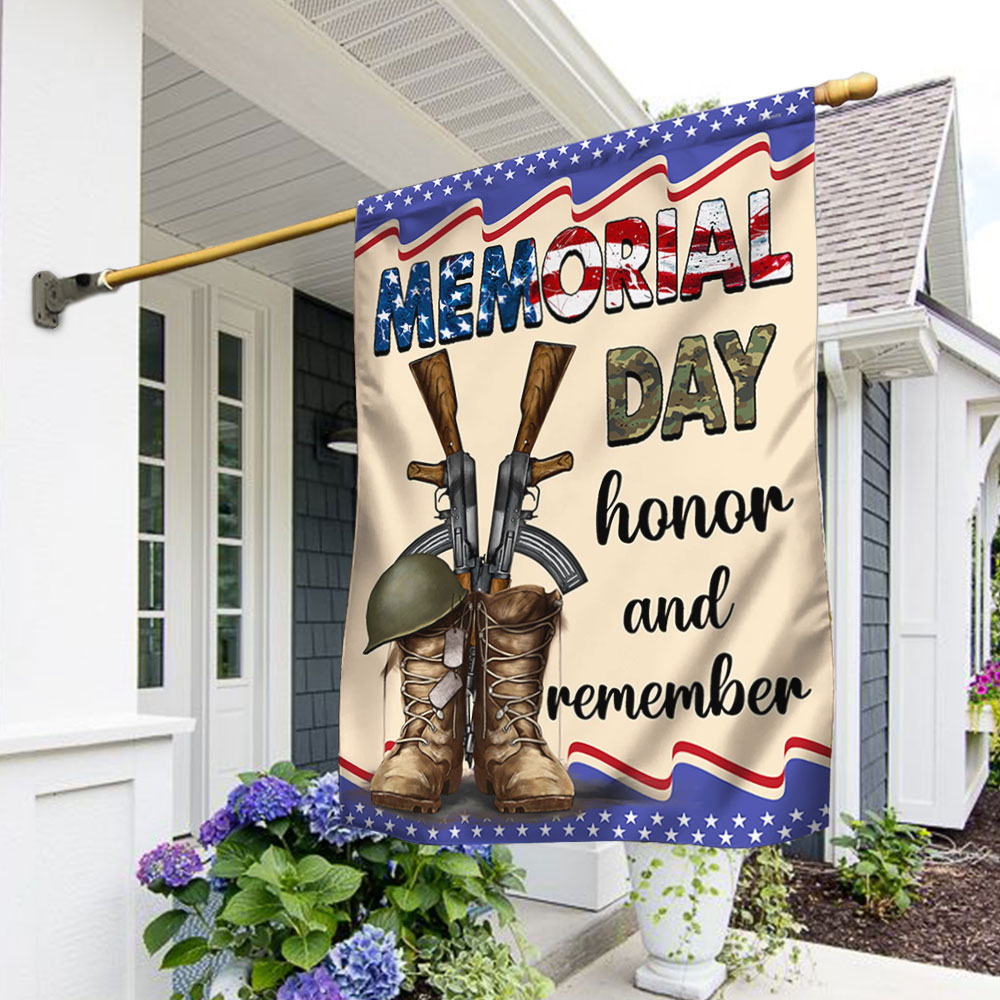 US Veterans Memorial Day Honor And Remember Flag Independence Day Merch Patriotic Decor